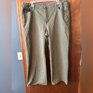 Old Navy Khaki Wide-Leg Pants